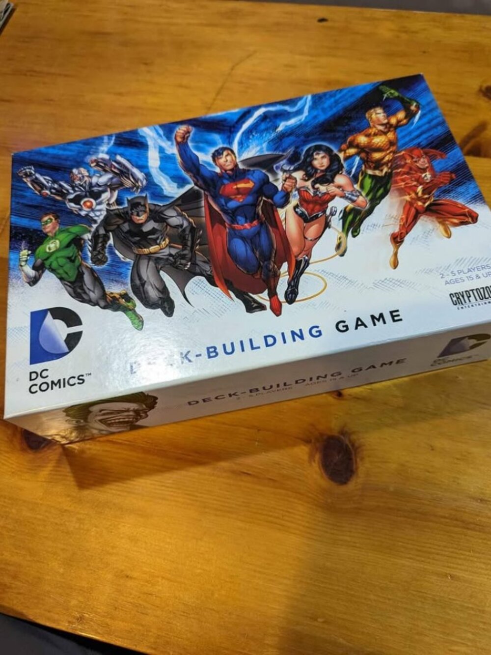 DC comics deck building card game